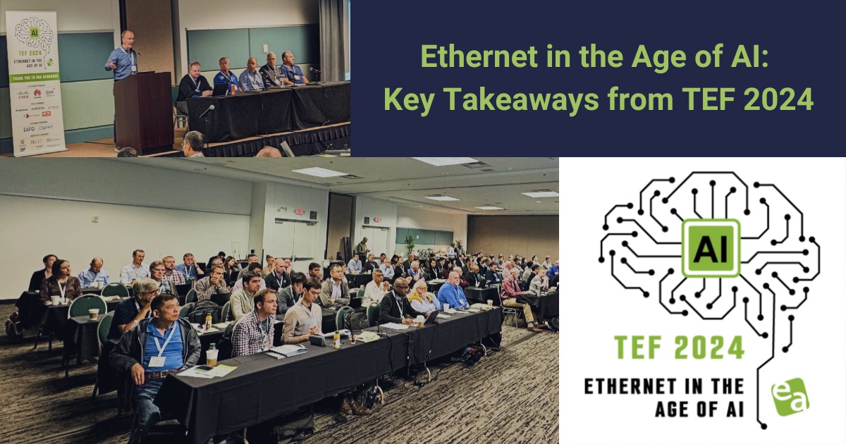 Ethernet in the Age of AI: Key Takeaways from TEF 2024, Part I portrait